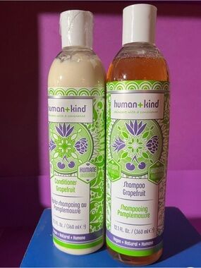 Humankind - Grapefruit Hair Care Duo - Brand New